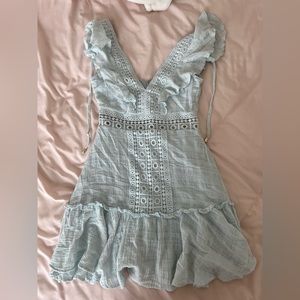 Francesca’s Baby Blue Mini Dress